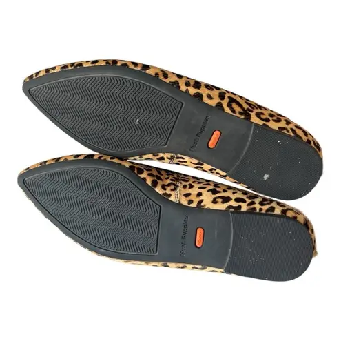 Hush Puppies Bounce Sadie Tassel Flats Leopard Print 6.5