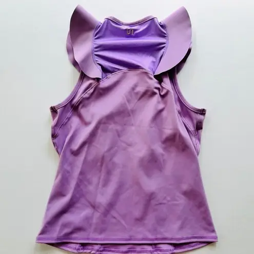 Urban Savage Ruffle Sleeveless Top Size Small Orchid Purple Pickleball Tennis