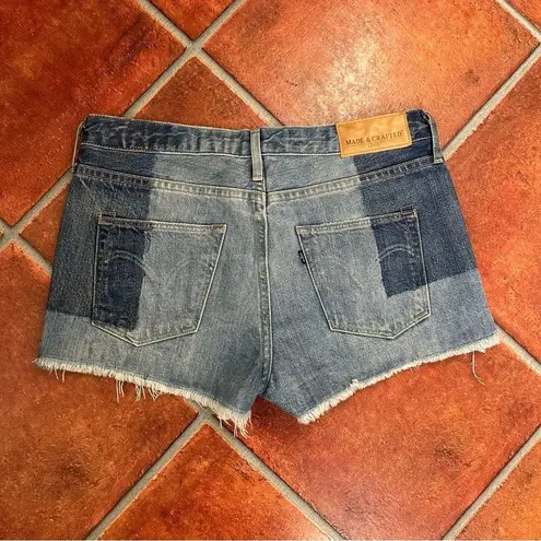 Denizen from Levi's Made & Crafted Empire Patchwork Denim Shorts