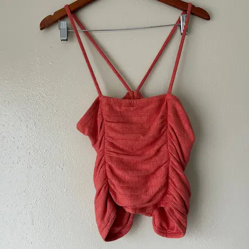 Pilcro Orange Halter Neck Tank Top Size Small