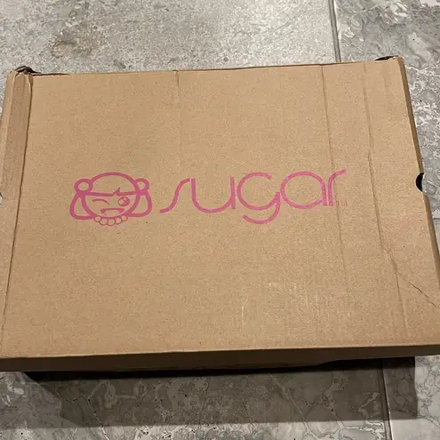 Sugar Panthea Microsuede Faux Fur Shearling Boots in Black Size 6 New in Box