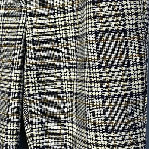 ZARA  high waisted plaid pants