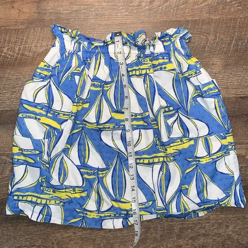 Lilly Pulitzer  Docksider Sailboat Patterned Skirt Women’s Size XS