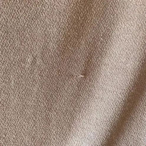 Naked Wardrobe Long Sleeves Latte Tan Womens Body Suit Top Soft SZ L #1664