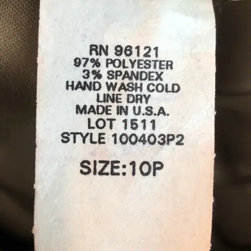 Laura Scott Size 10 Petite Moleskin Feel Texture