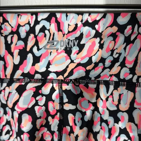 DKNY  Pink and Black Patterned Leggings