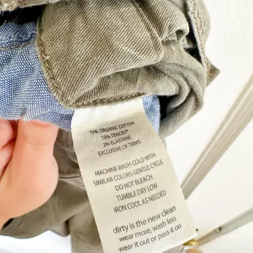 Toad & Co | Touchstone Cuffed Organic Cotton Overalls Green Size Small