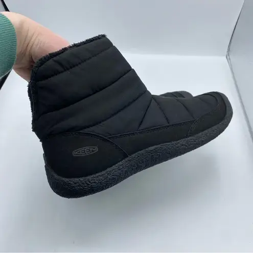 Keen Women's Howser Fold Down Size 8 black winter outdoor hiking snow walking