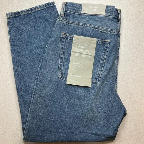 Everlane  The 90’s Cheeky Jean 31 Ankle Vintage Mid Blue NWT