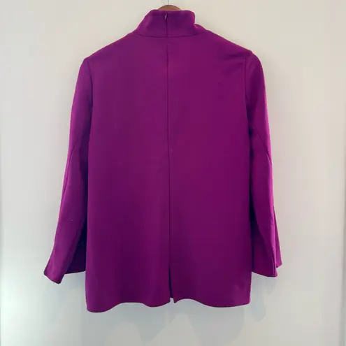 Nina McLemore magenta/purple tunic with 3/4 sleeves size 6 Purple