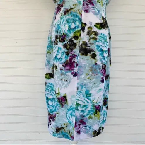 Covington Floral Midi Dress Size 12
