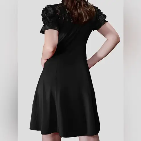 Scarlet darkness Lace Patchwork Hollowed