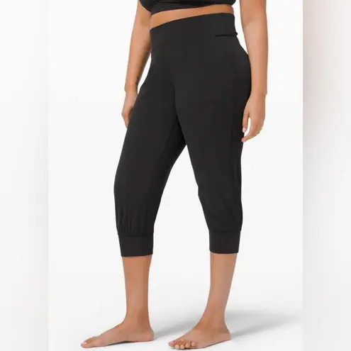 Lululemon  Align High Rise Joggers Black Crop Size 6 - Image 3