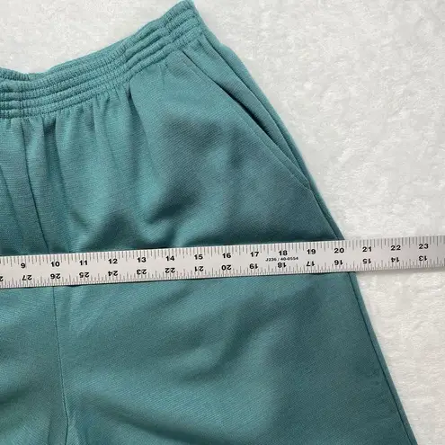 Alfred Dunner pants womens 10 Grandma pull on ankle pants Sea foam green soft Size 10P