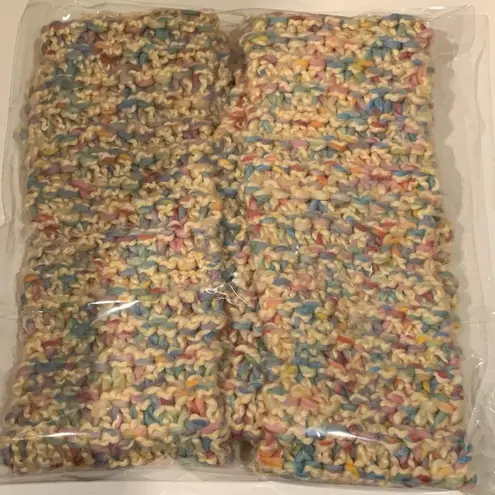 CHUNKY Horizontal Rib Knit Stitch Yellow Scarf