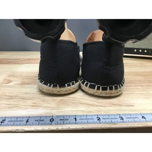 BP. Espadrilles Women's 8.5M Black Canvas Slip