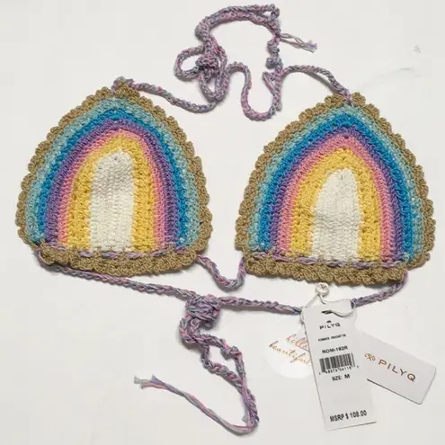 PilyQ SALE!! Romance crochet top. Small NWT