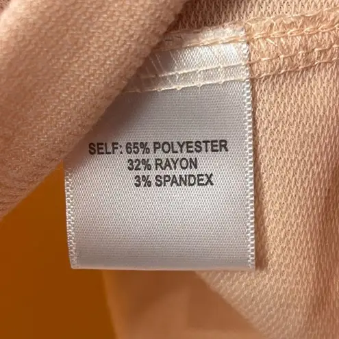 Jane and Delancey • Peach Crew Neck Daisy Print Sweater • Size S