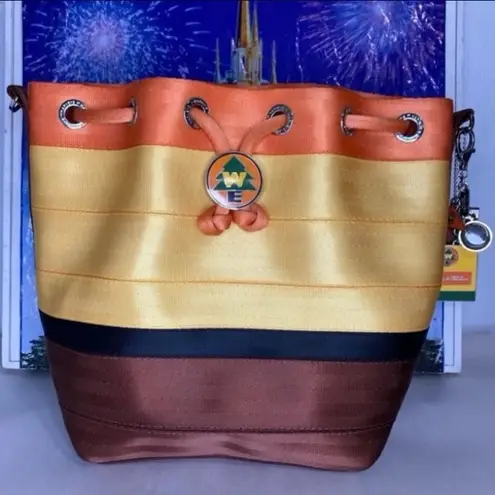 Disney parks x Harvey’s Pixar UP! Wilderness explorer park hopper purse backpack Yellow