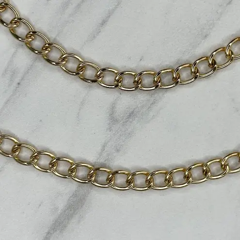 Gold Tone Chain Purse Strap 46" Crossbody Bag Replacement ✨