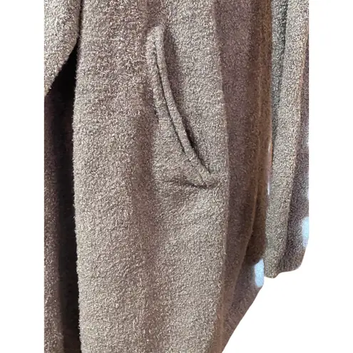 Barefoot Dreams Sz S / M CozyChic Lite Island Wrap Drape Cardigan Pockets Gray