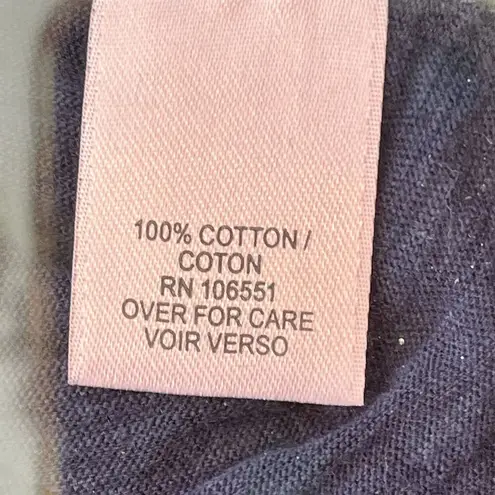 Calypso St. Barth Womens Navy Short Sleeve Top M 87n