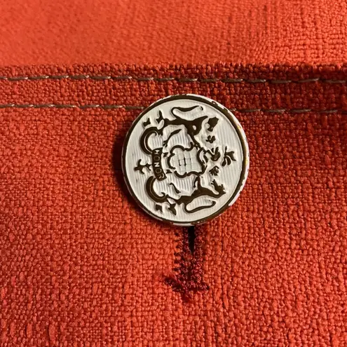 Vintage 70s Burnt Orange Blazer Jacket Dagger Collar Embellishments Formal Size XL