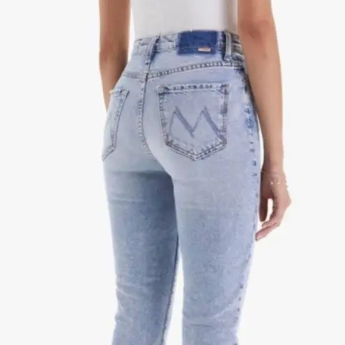 MOTHER Denim Jeans The Swooner Rascal Ankle - Signs & Symbols Size 26