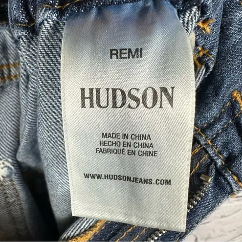 Hudson Jeans Remi High Rise Straight Leg Jeans Elastic Waist Summer Wind 27 NWT