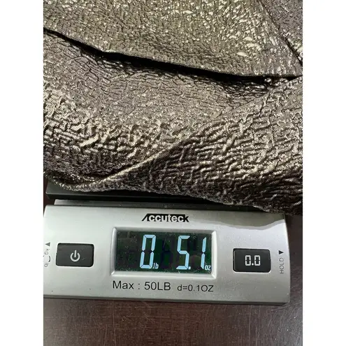 MNG Casual Metallic Textured Mini Skirt with Bow Detail Women's Size XS Gold