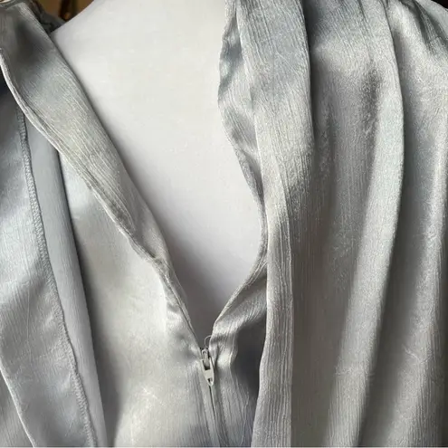 Vintage 80s Silver Beaded Jumpsuit size 8