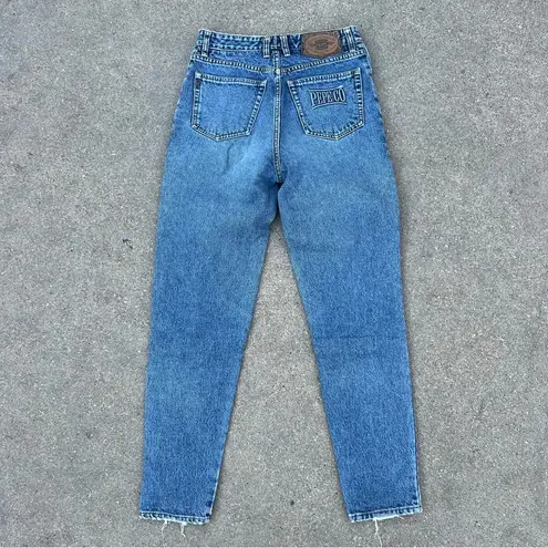 Pepe Jeans Vintage 80s Pepe Co 3D Logo Pocket Button Fly Taper Leg Jeans
