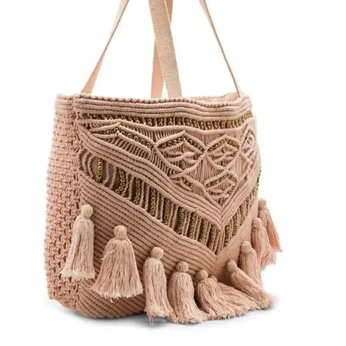 Cleobella Swoon Tote Bag in Blush