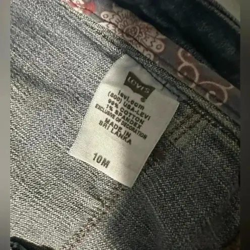 Levi's  545 Med. Wash Denim Jeans Size 10M Low Rise Bootcut Flare Y2K stretchy