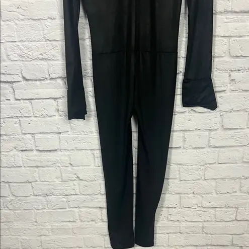 Leg Avenue Police Black Button-Up Jumpsuit