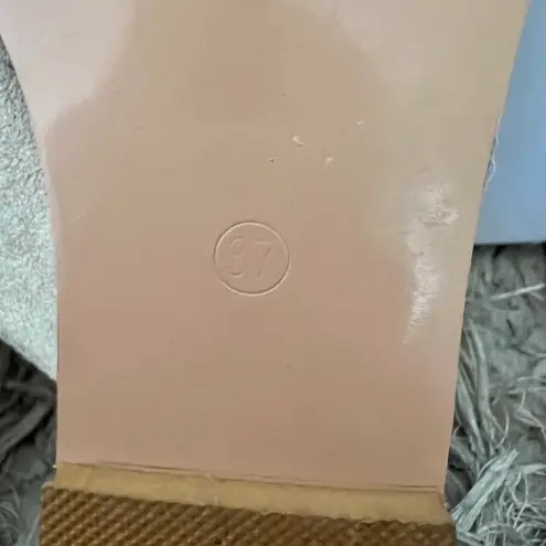 Boutique Faux Suede Chain Sandals