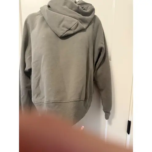 Ultra Flirt Ultra Flirt V-Neck Hoodie Cropped Pullover Sweatshirt Casual Athleisure M