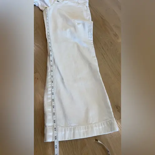 Rolla’s old mate high rise wide leg vintage white denim size 30