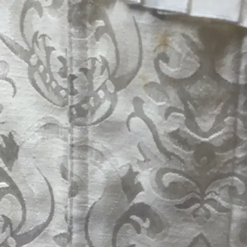 Vintage Elegant Off White Size XL Brocade Corset Top. 100% Cotton Preloved.