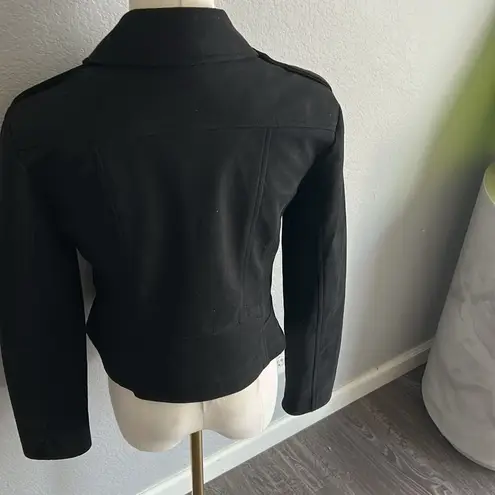 STEVE MADDEN BB DAKOTA BY Your Baby Faux Suede Jacket, Black, Size Small, NWOT Black