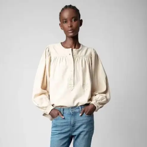 Zadig & Voltaire Tigy Cotton Twill Top