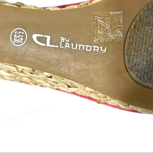 CL by Laundry Daysie Wedge Sandals Size 5.5