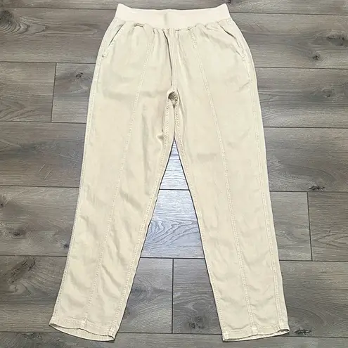 Faherty Arlie High Rise Tapered Casual Pants Safari Tan Size Small