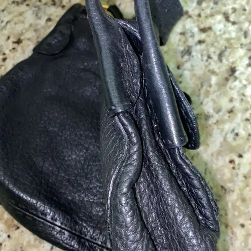 Valentino Garavani Black Leather Shoulder Bag