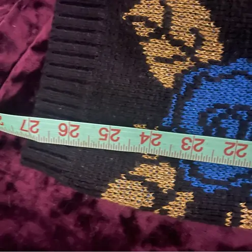 Vanity Fair Vintage 80s Sparkle Chunky Knit Pullover Holiday Sweater Size Small