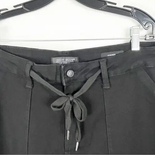 Judy Blue Black High Rise Tie Waist Five Pockets Joggers Pants Size 18W