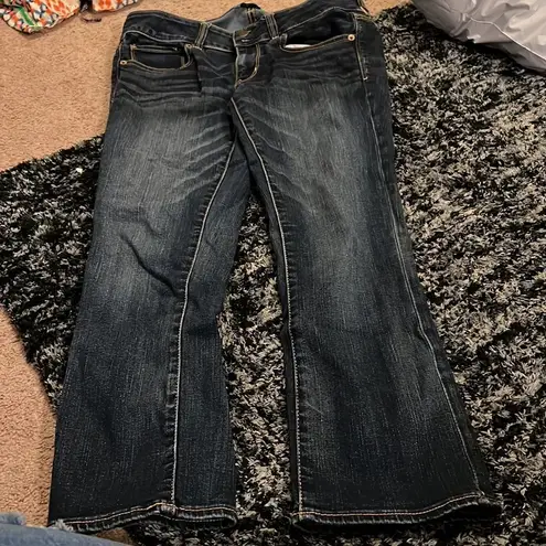 American Eagle  artist crop jeans 8