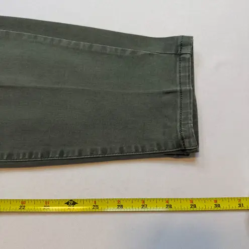 Maurice's Women Olive Green Denim Pants Casual Everyday Style Stretchy Jegging # Size 24W