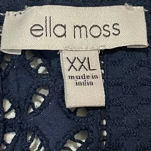 Ella Moss Brianne Blouse - Blue - XXL