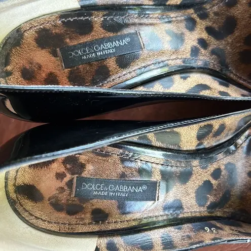 Dolce & Gabbana Dolce & Gabanna Patent Leather Pointed Toe Heels